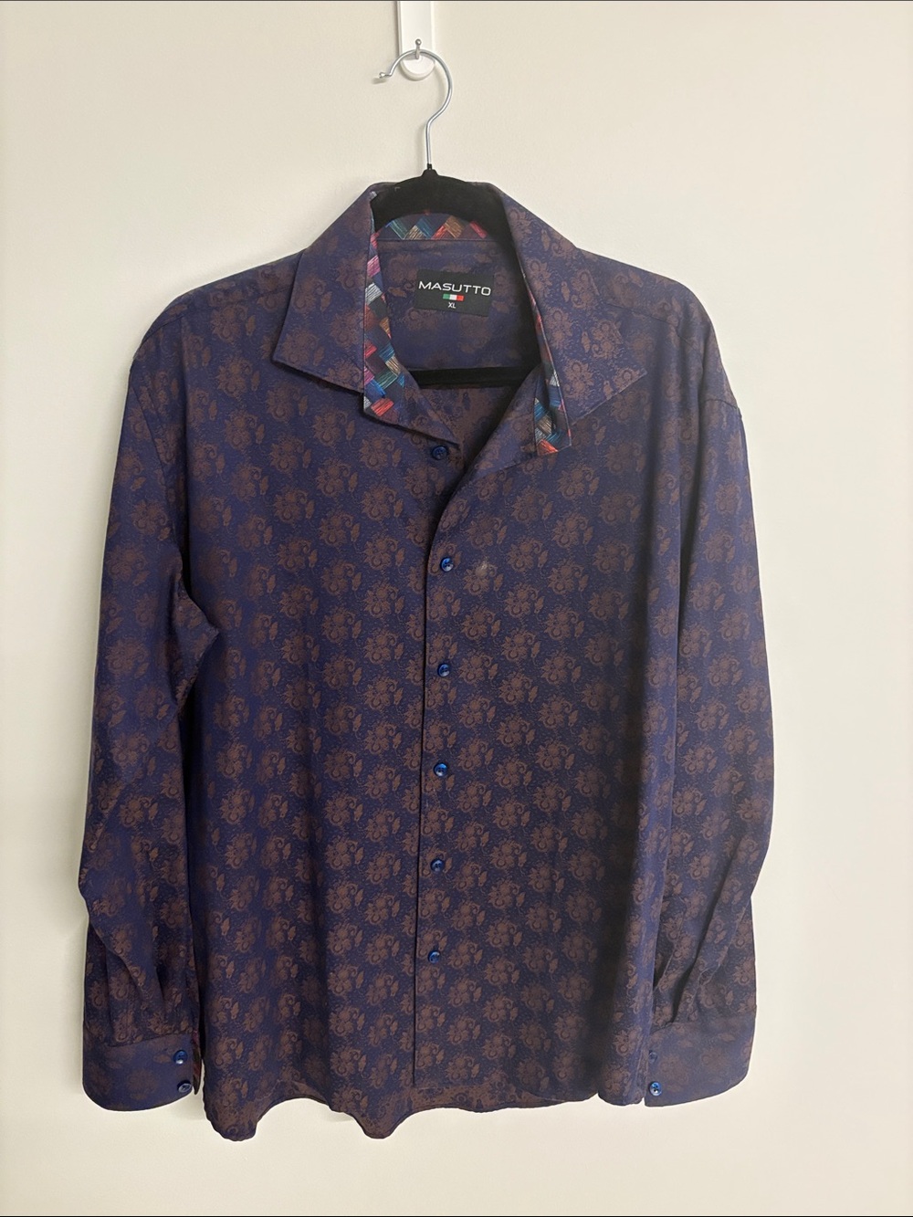 Men's Dark  Dress Shirt